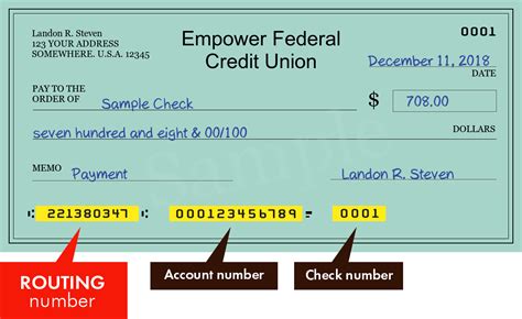 empower federal credit union routing number